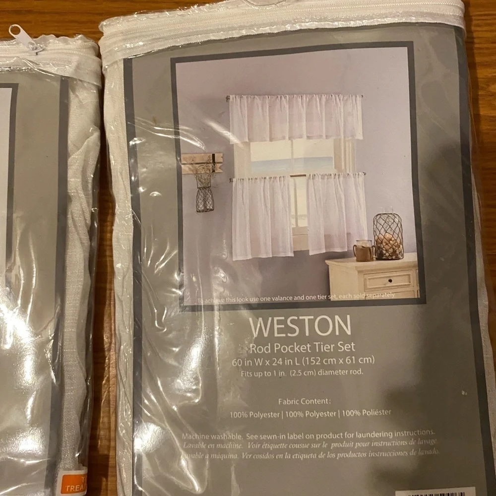 Weston Valance & 2 Rod Pocket Tiers (GA)